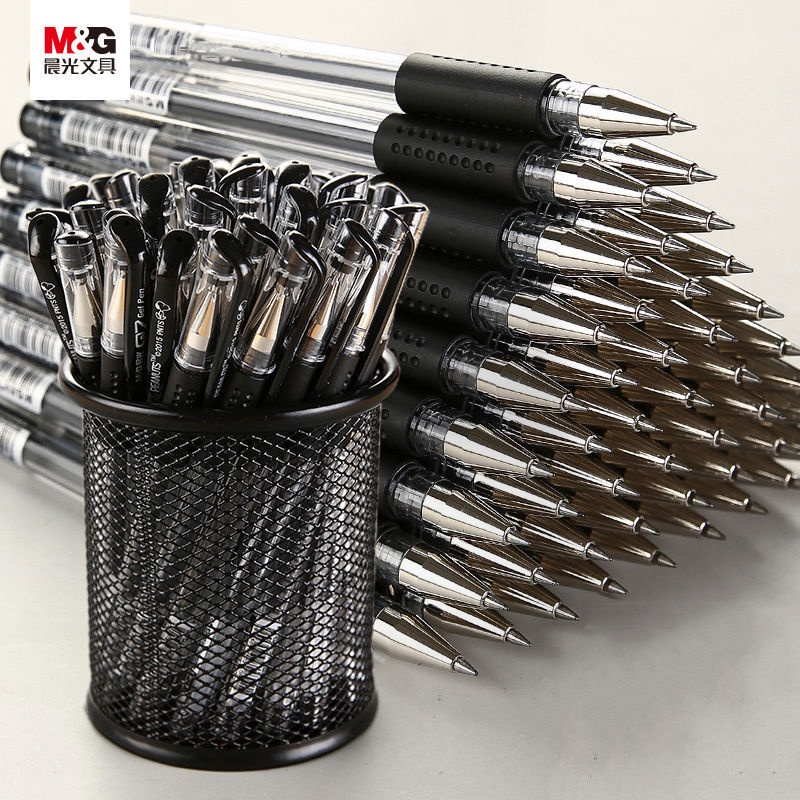 Morning Wind Speed Q7 Gel Pen 0.5mm Carbon Black Bullet Point Classic