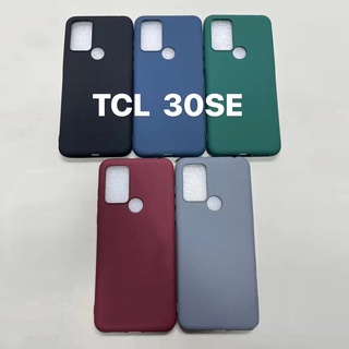 Phone Case For TCL 30 SE Matte Rock Sand Casing Soft Ultra Thin