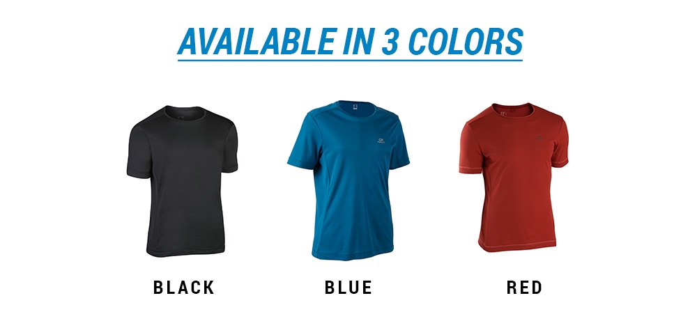 Red Shirt Decathlon Dry Fit Shirts Decathlon Kalenji Run Dry Men's