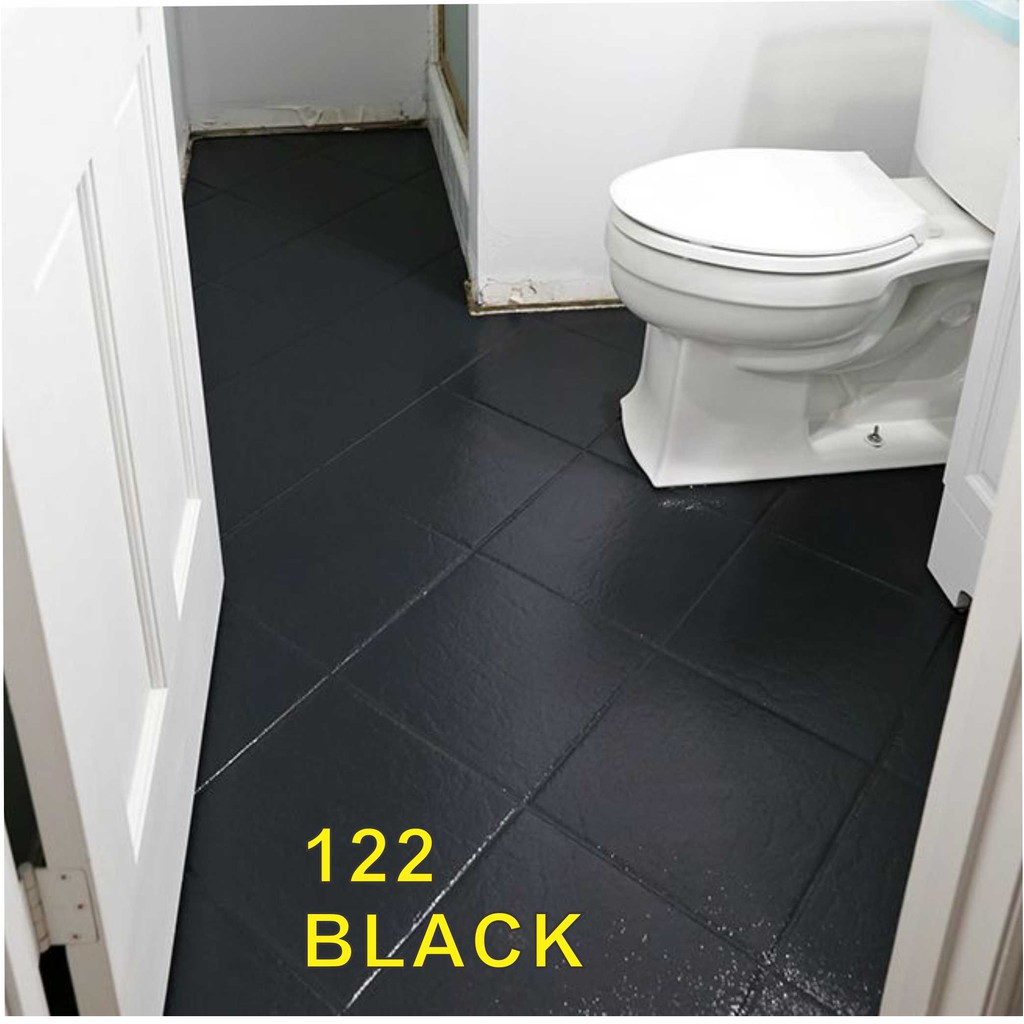 home life122 BLACK ( FULL SET EPOXY PAINT HEAVY DUTY ) TOILET TILES