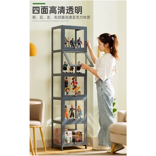 Garage Kit Acrylic Large Shelves Model Toy Storage Display Cabinet