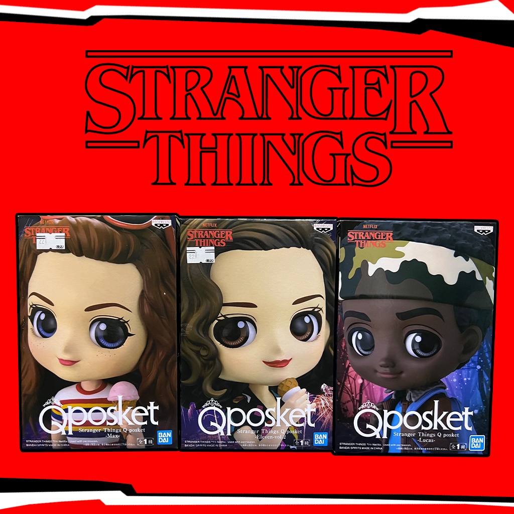Stranger Things Q Posket Figure Set: Max, Eleven, Lucas - BANPRESTO ...