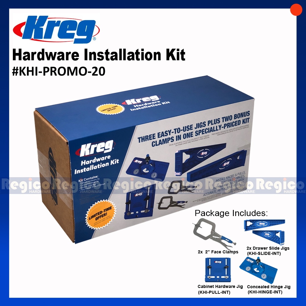 KREG Hardware Installation Kit (KHIPROMO20) Shopee Philippines