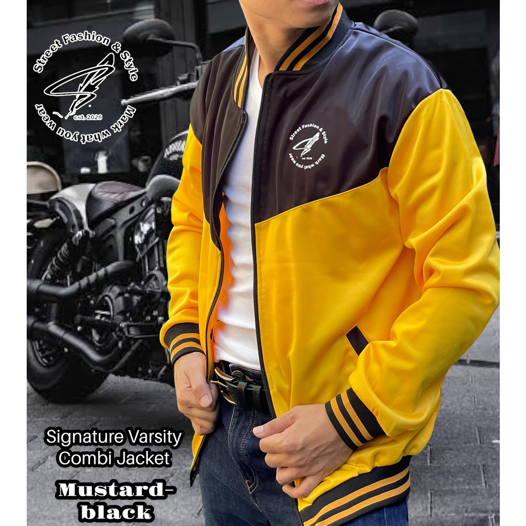 Varsity sales jacket shopee