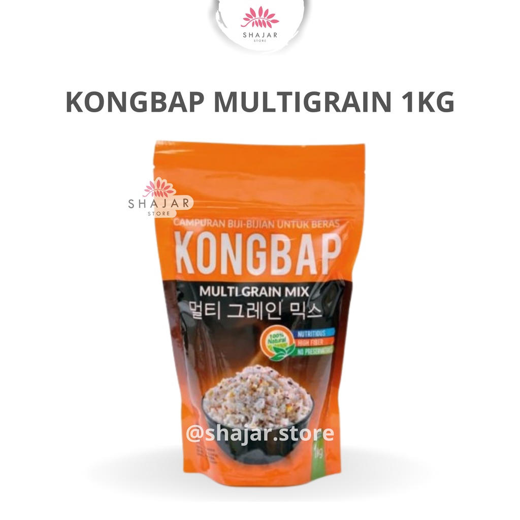 KONGBAP 1 KG Korean Multigrain mix/ for NasiLezatKayaSerat HEALTHY RICE ...