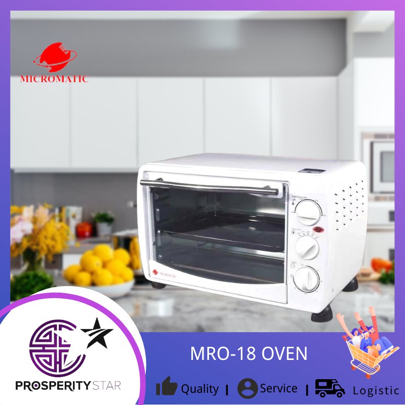 Micromatic MRO18 Electric Rotisserie Oven 19L (White) Shopee Philippines