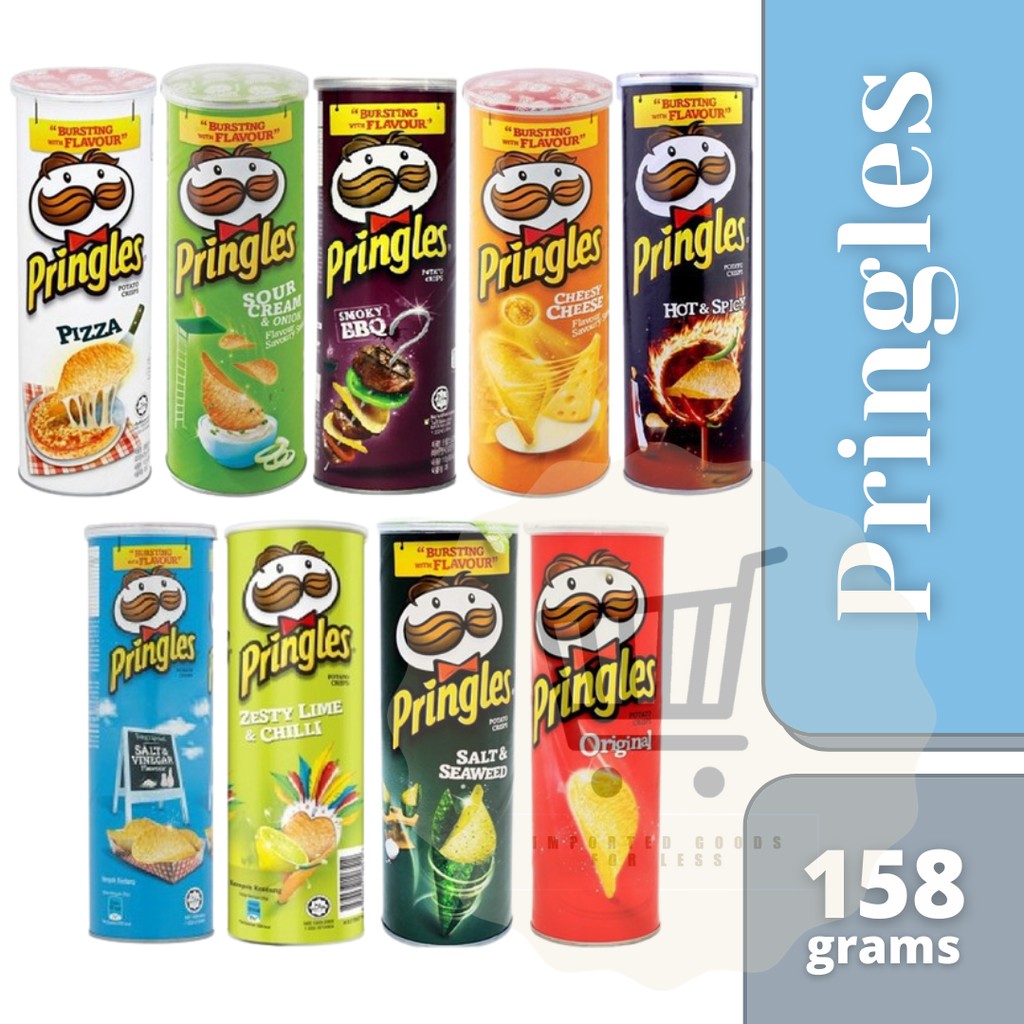 Pringles Potato Chips 158g Original US Made (Honey Mustard, Ranch ...