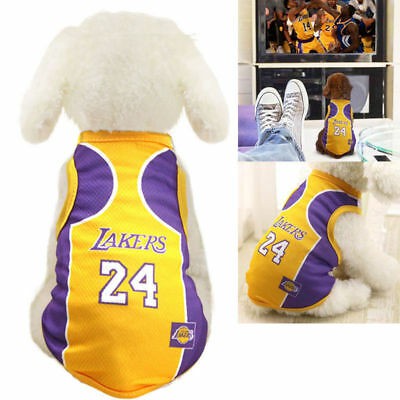 Large Dog Clothes LA Lakers Kobe 24 –