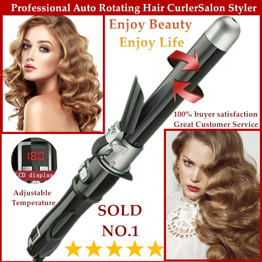 Professional auto on sale rotating curling iron