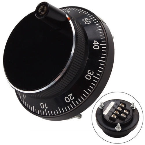 100PPR 6 Terminal Eletronic Hand Wheel Manual Pulse Encoder Generator ...