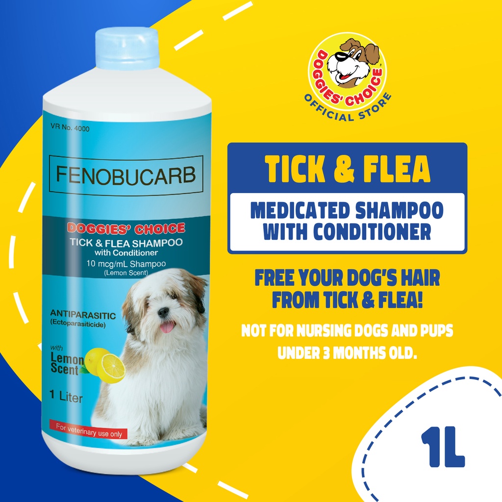 Doggies' Choice Tick & Flea Medicated Shampoo Shopee Philippines
