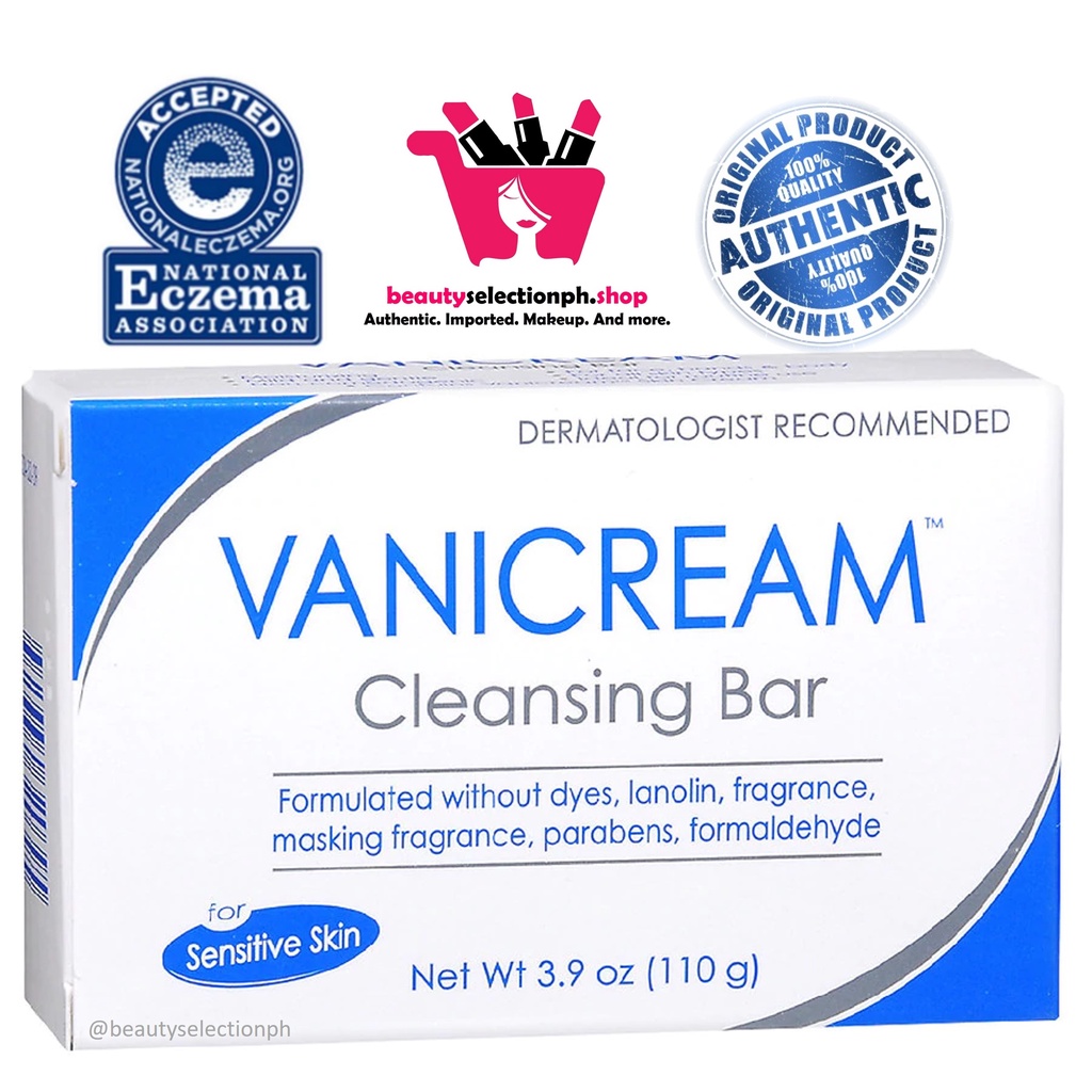 Vanicream Cleansing Bar for Sensitive Skin Shopee Philippines