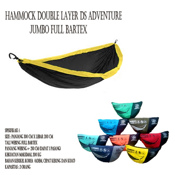 Hammock Double Ds Adventure Full Bartex jumbo hammock hamock jumbo