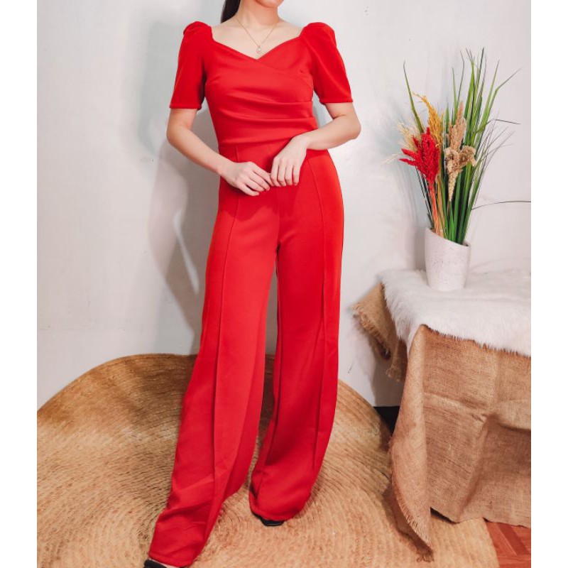 Modern Filipiniana Jumpsuit Shopee Philippines