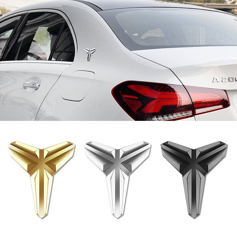 Car NBA Kobe Logo Kobe Black Mamba Spirit Logo 3D Metal Car Logo Bumper ...