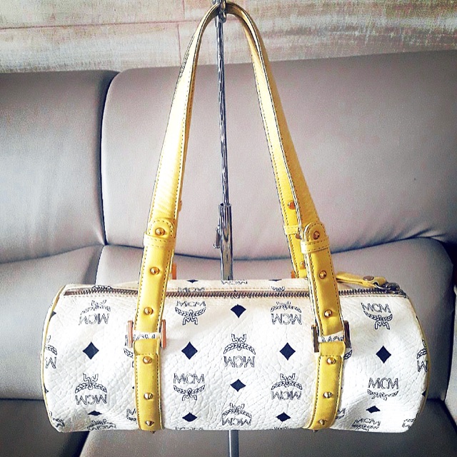 MCM papillon white/yellow