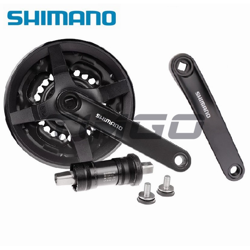 Shimano Tourney FC-TY301 6/7/8-speed Square Crank 42-34-24T / 48-38-28T ...