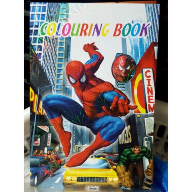 (SMALL - PER PACK) SPIDERMAN COLORING BOOK W/ STICKERS (12pcs/pack ...