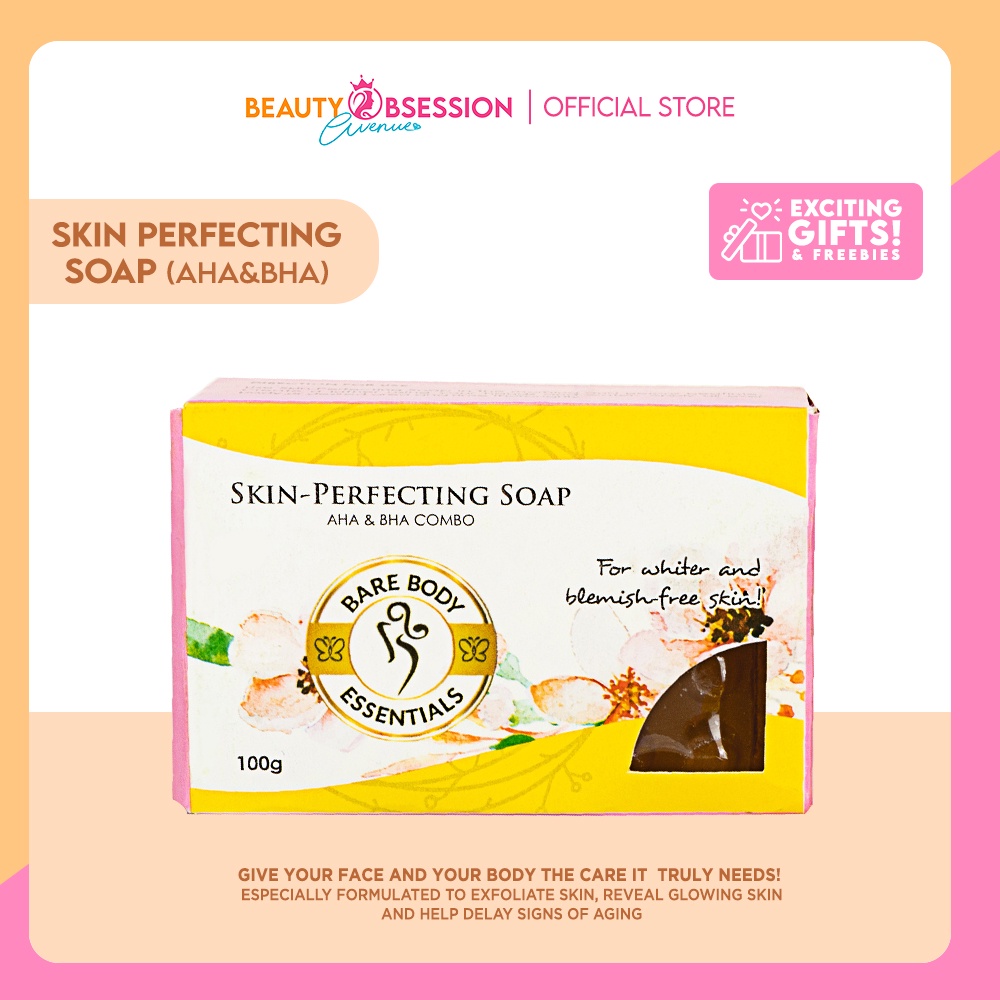Bare Body Essentials Skin Perfecting Soap Aha And Bha Combo | Shopee ...