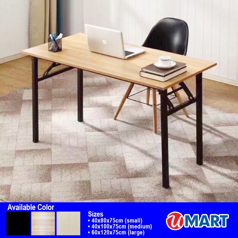 Single Layer Computer Folding Table Home & Office Desk Study Foldable