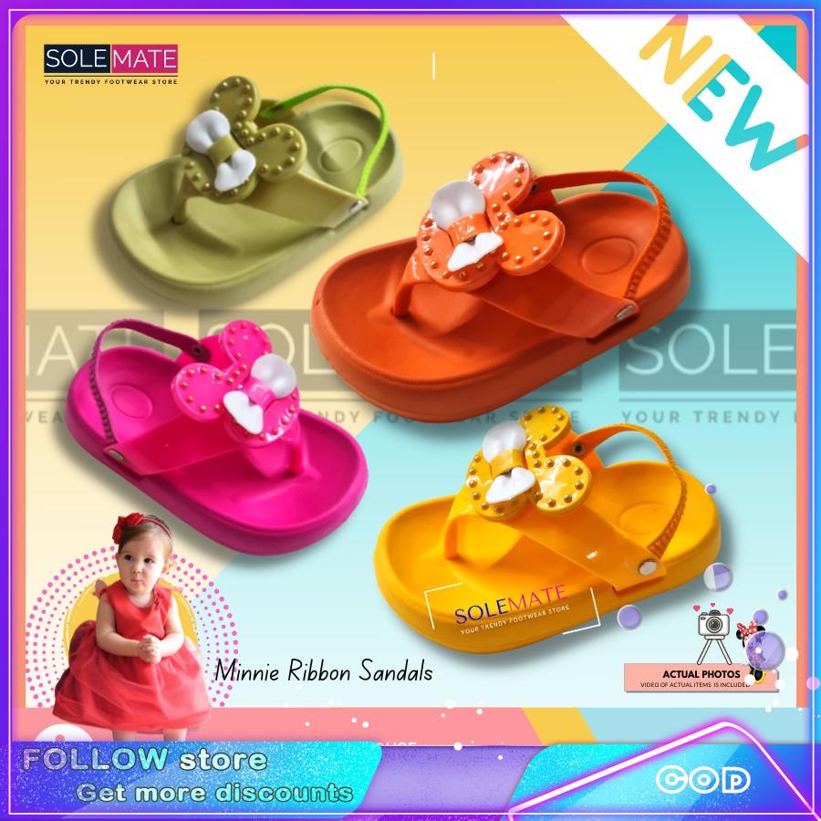 Ribbon sandals for on sale babies