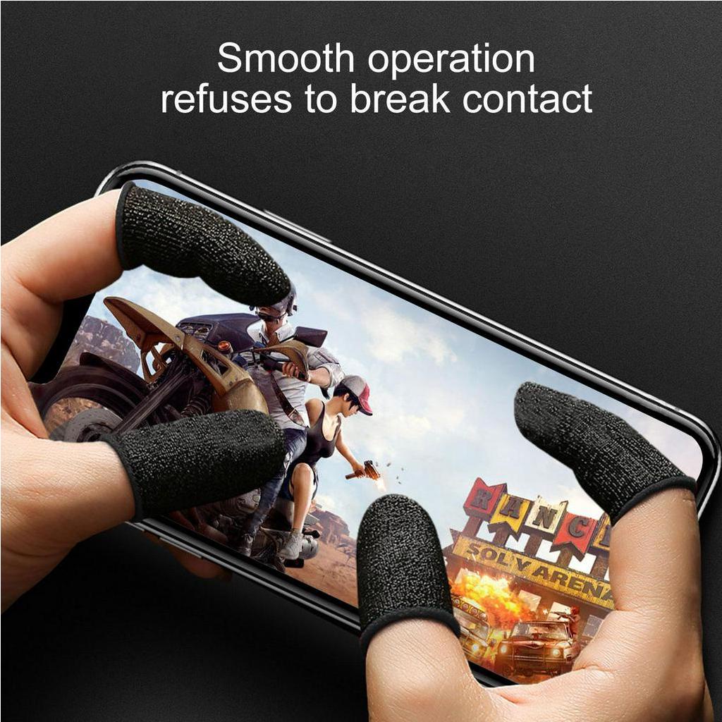 Mobile Game Controller Finger Sleeve Sets, Anti-Sweat Reusable ...