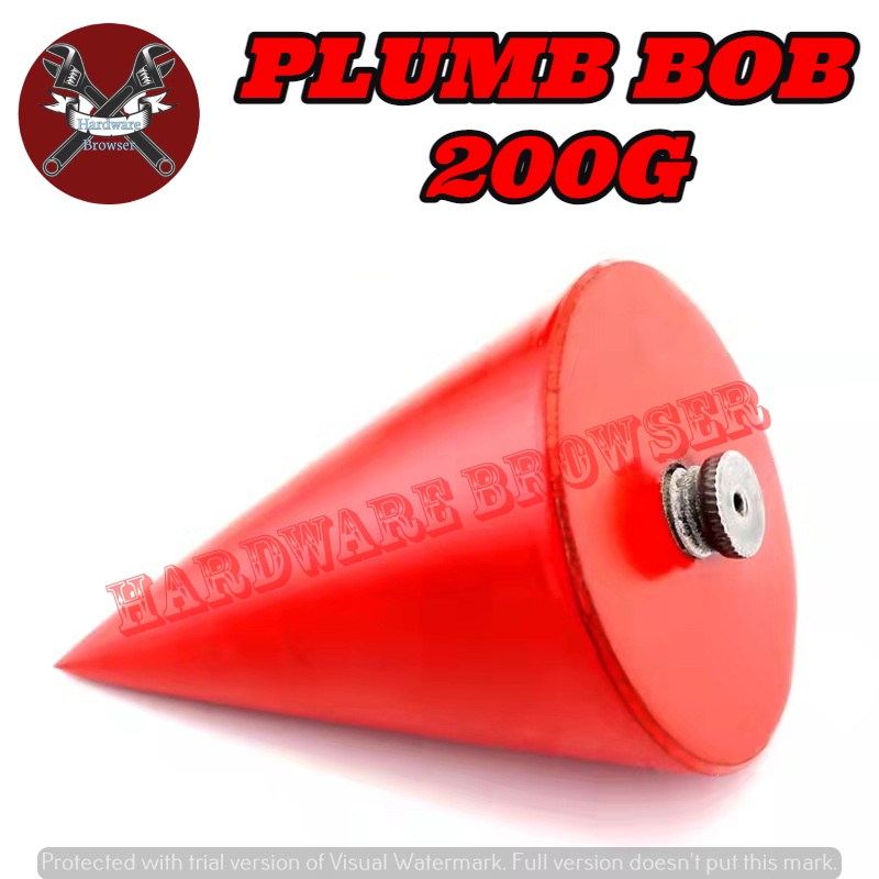 3114 1PC PLUMB BOB 200G CONSTRUCTION TOOLS Shopee Philippines