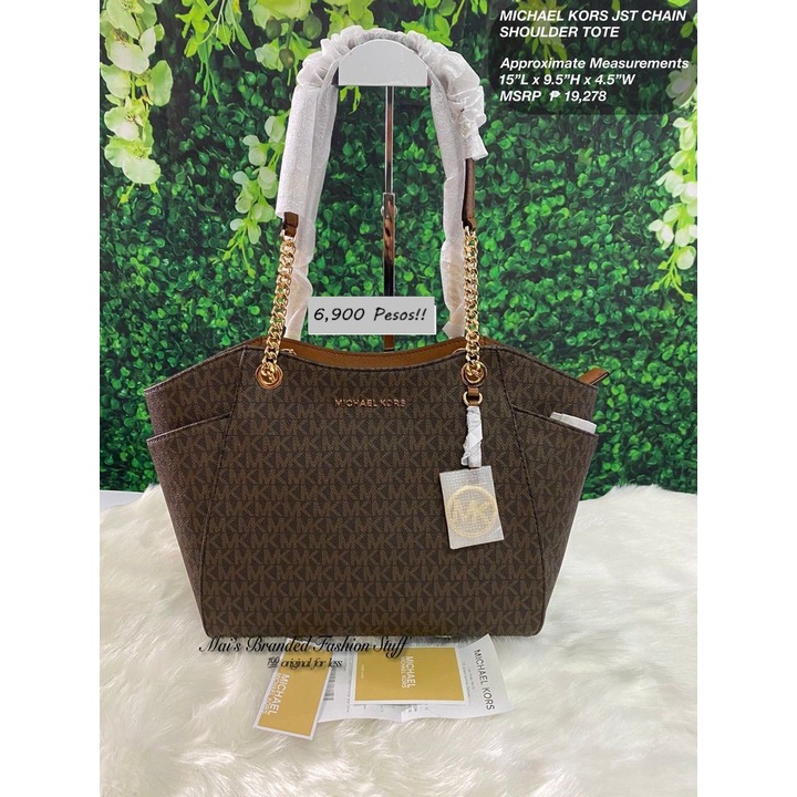 Michael Kors Jet Set Large Chain Shoulder Tote Bag.Boleh klik link di