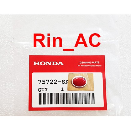 MERAH Original Red Dot Dot Dot Rear Sticker Logo Emblem on Trunk Door ...