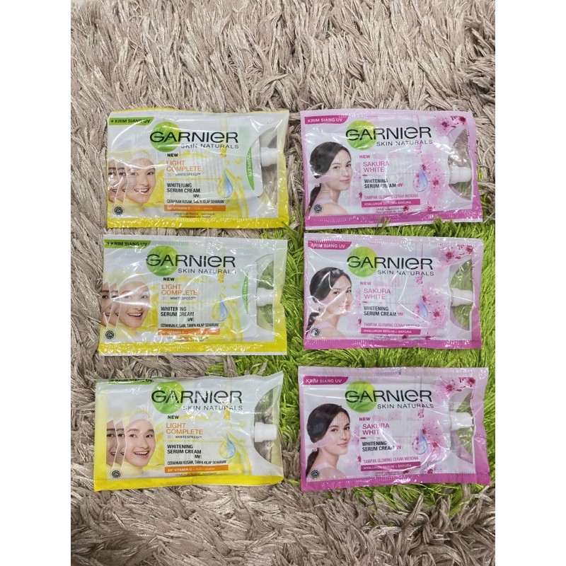 Garnier sakura day cream 7ml, 9ml foam (Sachets) Shopee Philippines