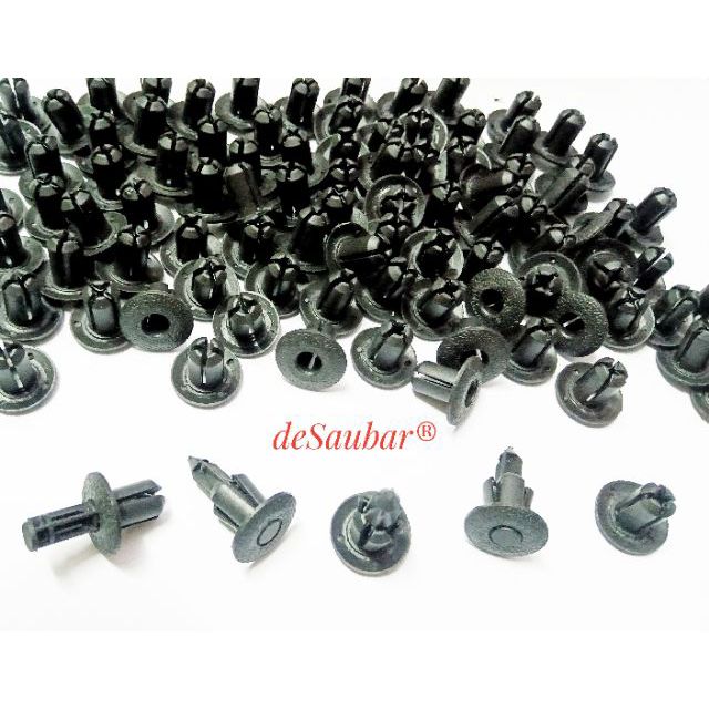 Push Rivet Fastener Clips 8mm (25pcs) Fender Liner/UnderShield | Shopee ...