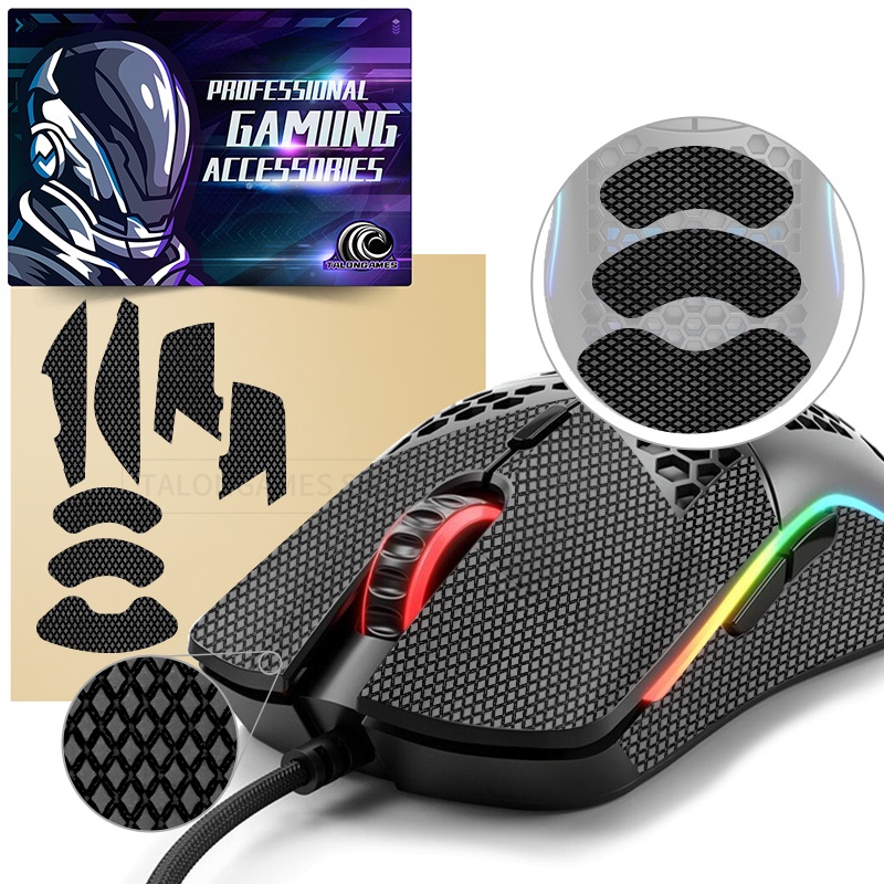 TALONGAMES Mouse Anti Slip Grip Tape for Glorious Model O Wireless Gaming Mouse,Palm Sweat