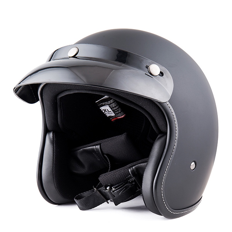 Retro helmet best sale with visor