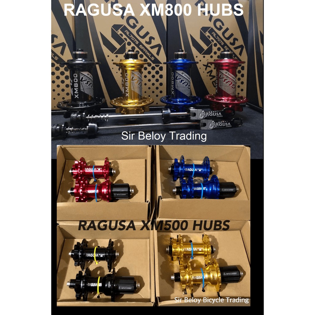 Ragusa XM800 XM500 Hubs 3Pawls 6Pawls 32 36 Holes MTB Sealed