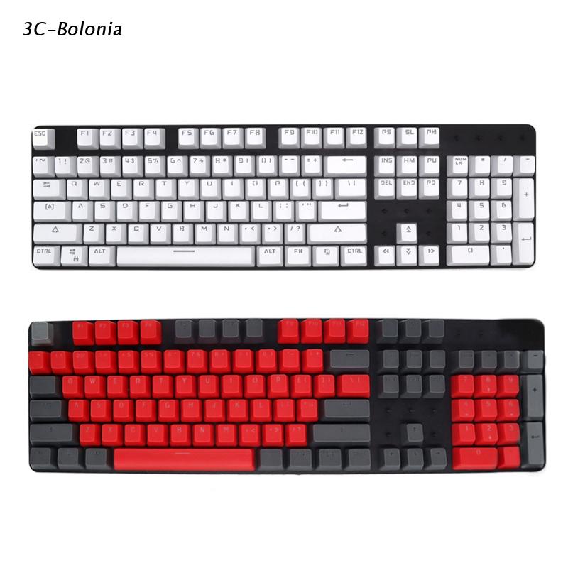 【PC】 104 Double Shot Backlit PBT Keycaps Set for Game Player DIY ...