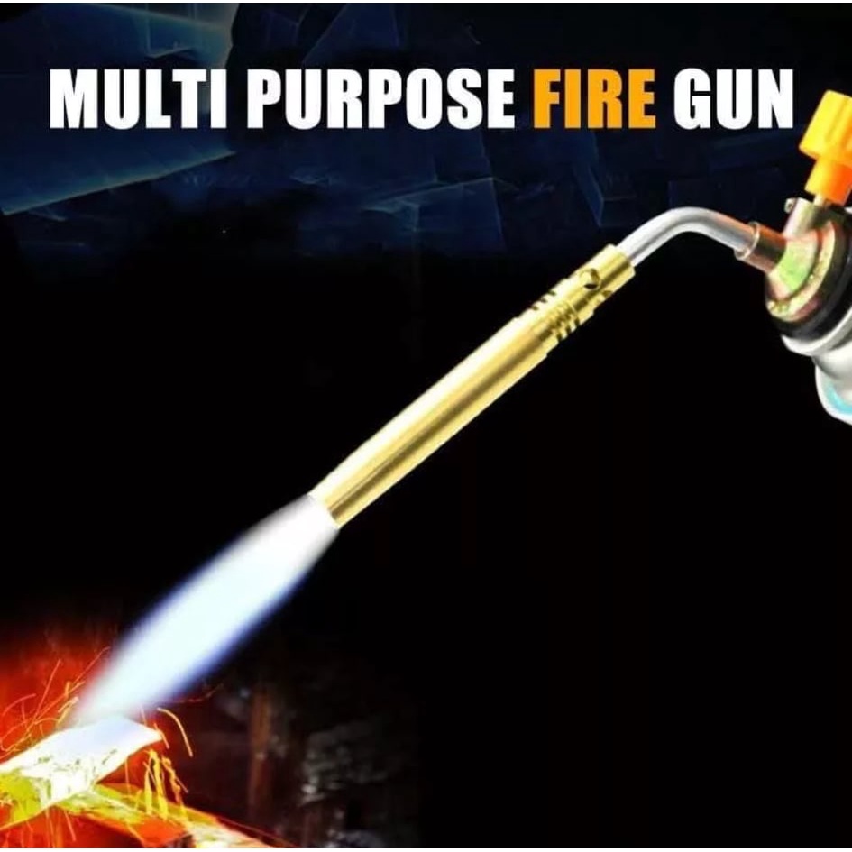 Welding Burner Gas Torch Flame Gun Outdoor Camping Barbecue Flame