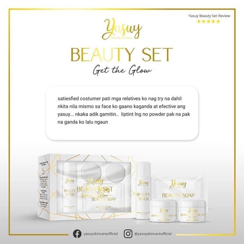 YASUY BEAUTY REJUVENATING SET!! authentic!! | Shopee Philippines