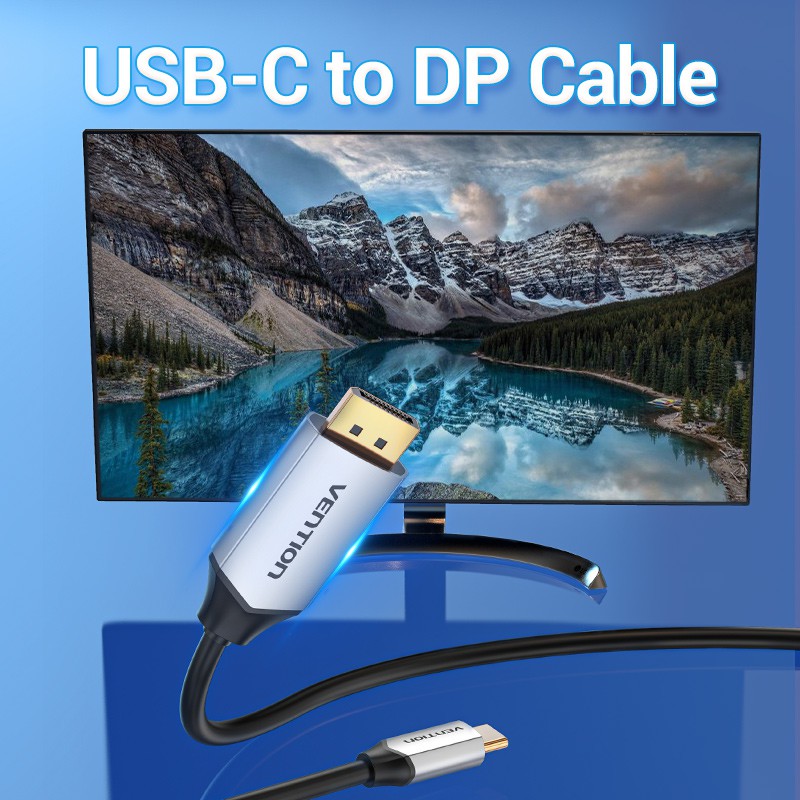 Vention USB C to DP Cable 4K 60HZ UHD for Phone TV iPad Pro Samsung ...