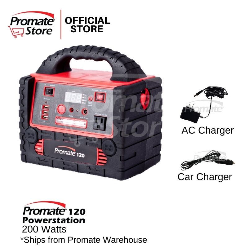 Promate 120 & Foldable Solar Panel SP30F Bundle | Shopee Philippines