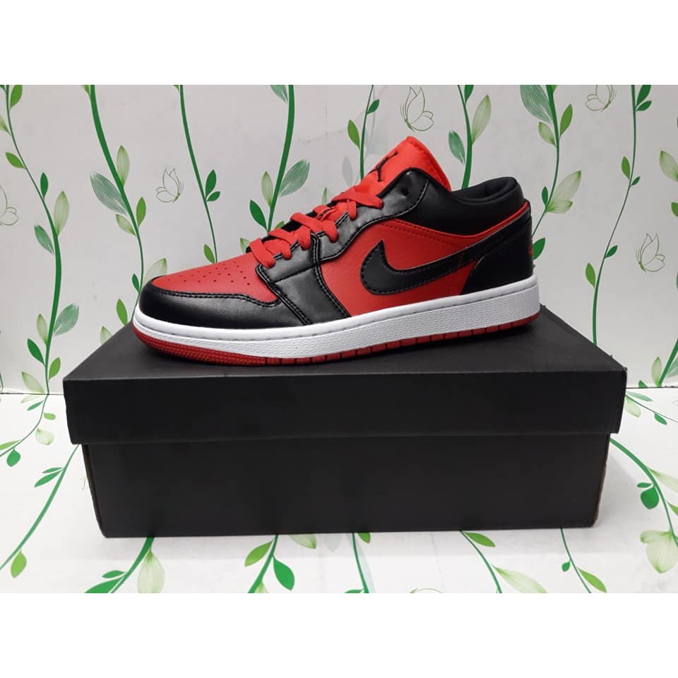 Nike Mens Air Jordan 1 Low "Breds" Shopee Philippines