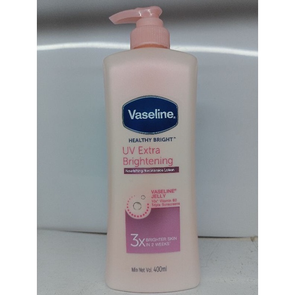 Vaseline Healthy Bright Uv Extra Brightening Body Lotion 400ml Shopee Philippines 4495