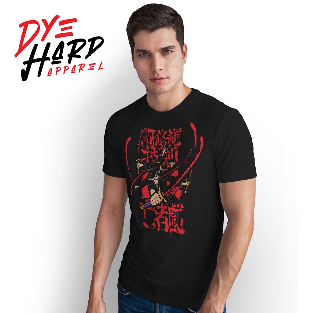 One Piece - Roronoa Zoro Dead Man's Game Graphic Tee T-Shirt Round Neck ...