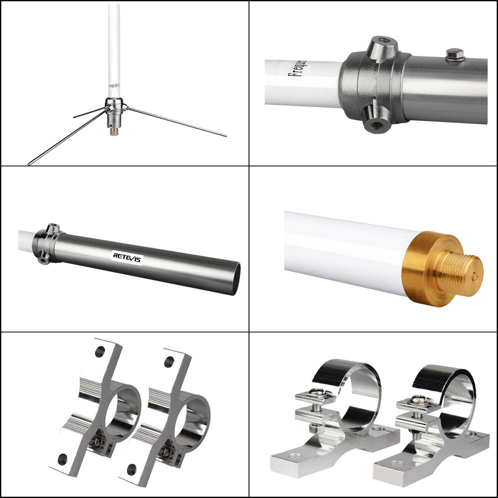 Retevis MA02 High Gain Glass Steel OmniDirectional Antenna for Two Way