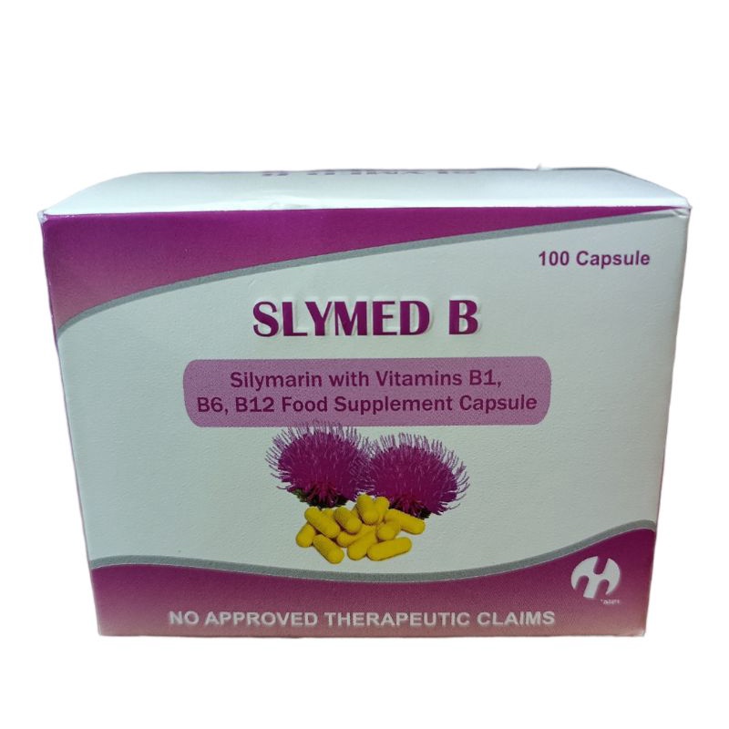 SLYMED B Silymarin With Vitamin B1 B6 B12 100capsule | Shopee Philippines