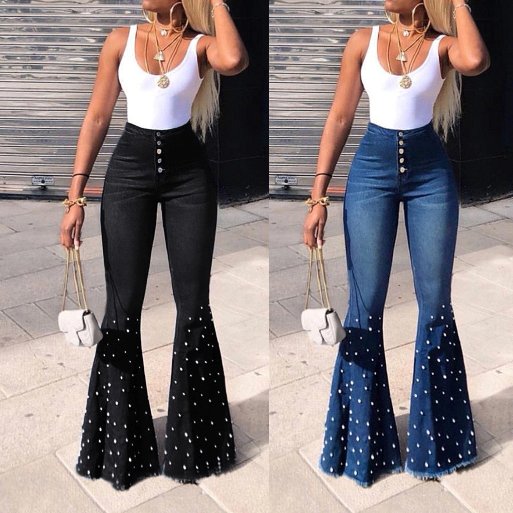 Plus size wide outlet leg bell bottom jeans