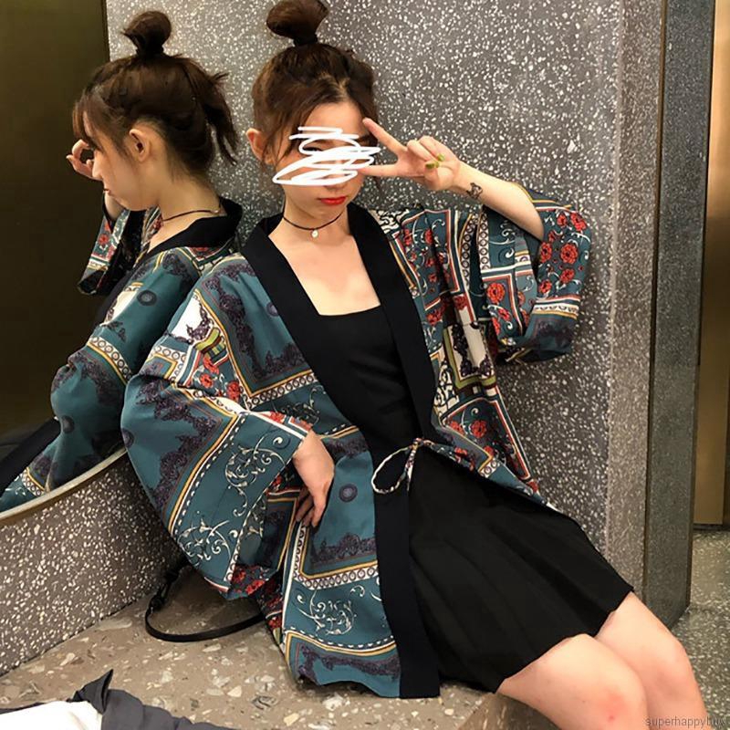 Cardigan kimono outlet shopee