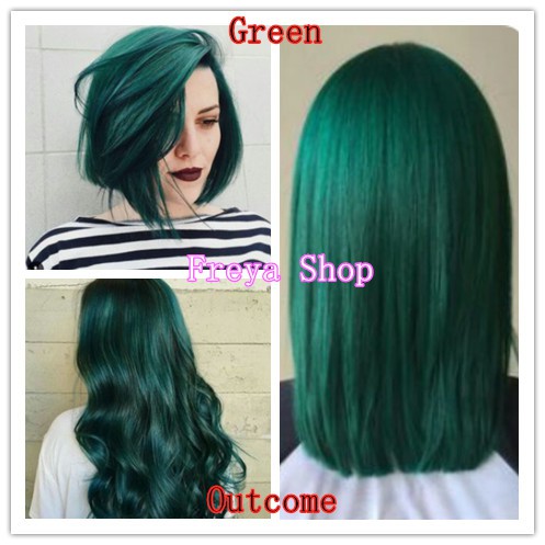 Green Hair Color with Oxidant ( 0.22 Bob Permanent Hair Color ...