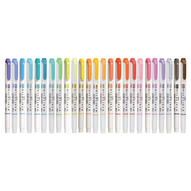 Zebra Mildliners, All 25 Colors Shopee Philippines