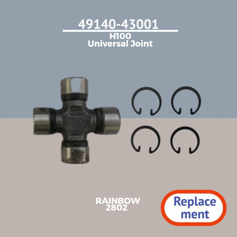 Universal Joint for HYUNDAI H100 [REPLACEMENT] Part #; 49140-43001 ...
