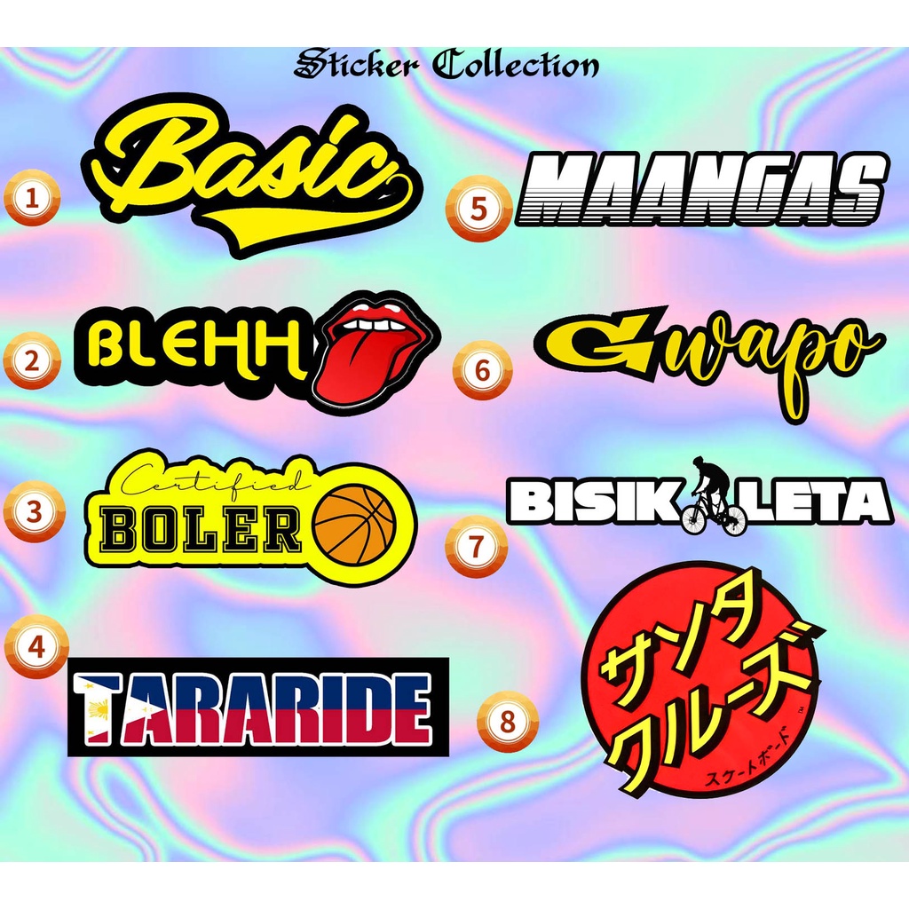 Motorcycle Sticker Vinyl Waterproof Fadeproof c122 | Shopee Philippines